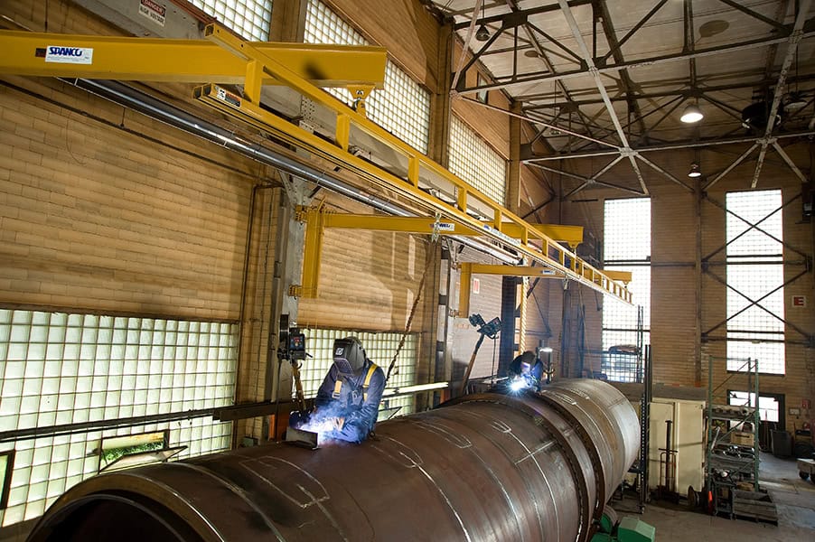 Column Mounted Overhead Rigid Rail
